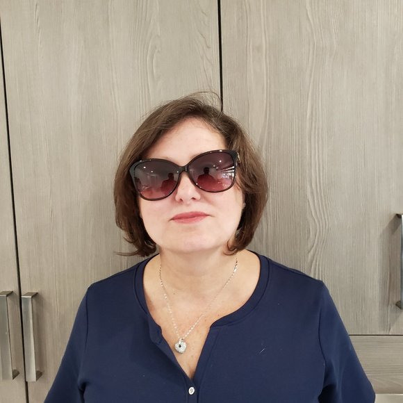 SW85-F 48F Swarovski Brown Gradient Sunglasses - Picture 7 of 8